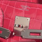Hermès Birkin 30 Porosus Crocodile Rose Extreme