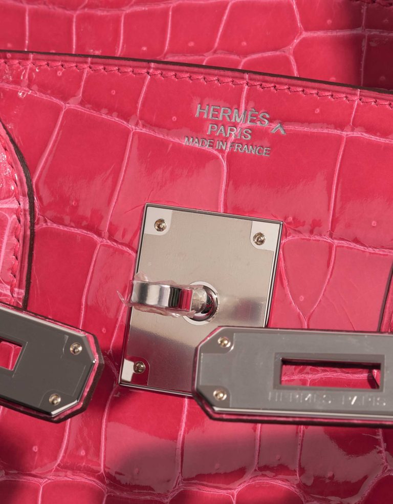 Hermès Birkin 30 Porosus Crocodile Rose Extreme