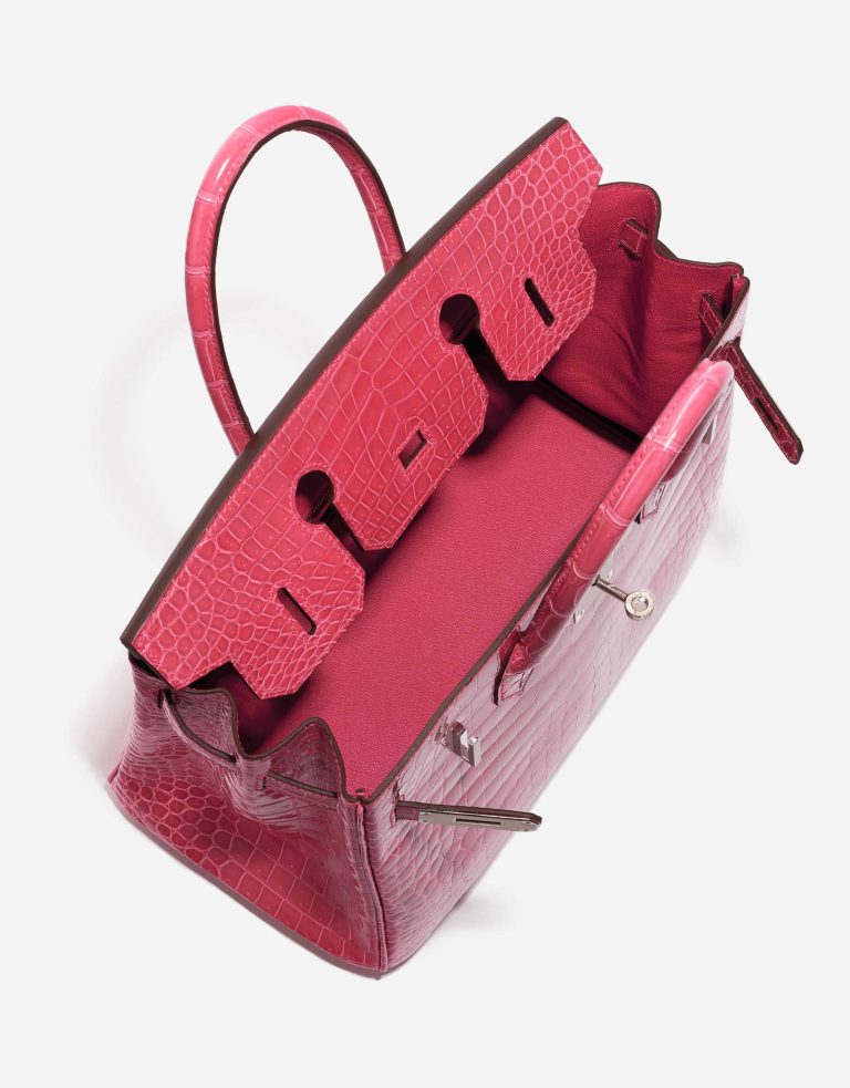 Hermès Birkin 30 Porosus Crocodile Rose Extreme