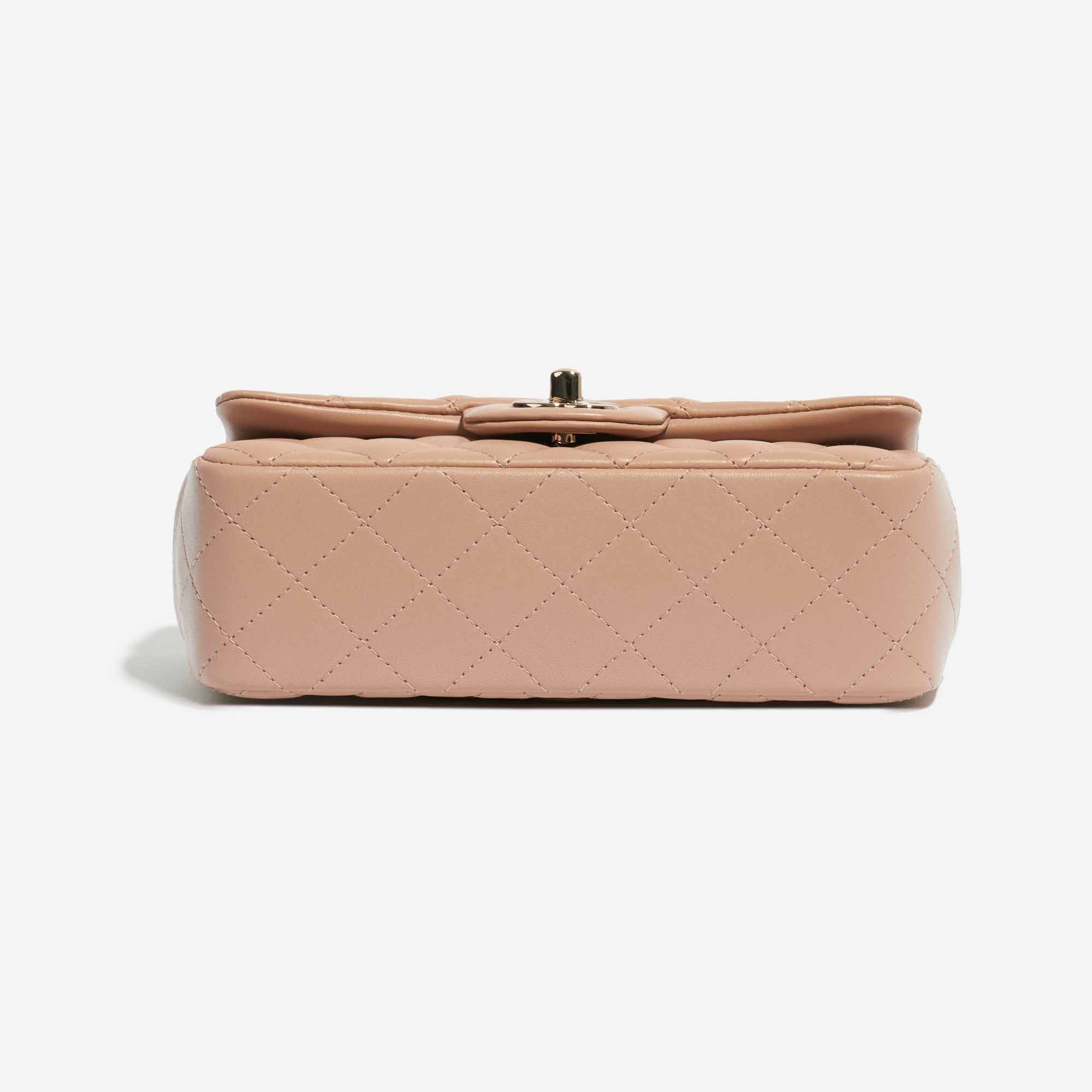chanel mini flap bag Lambskin Black Pink Leather ref.292824 - Joli Closet
