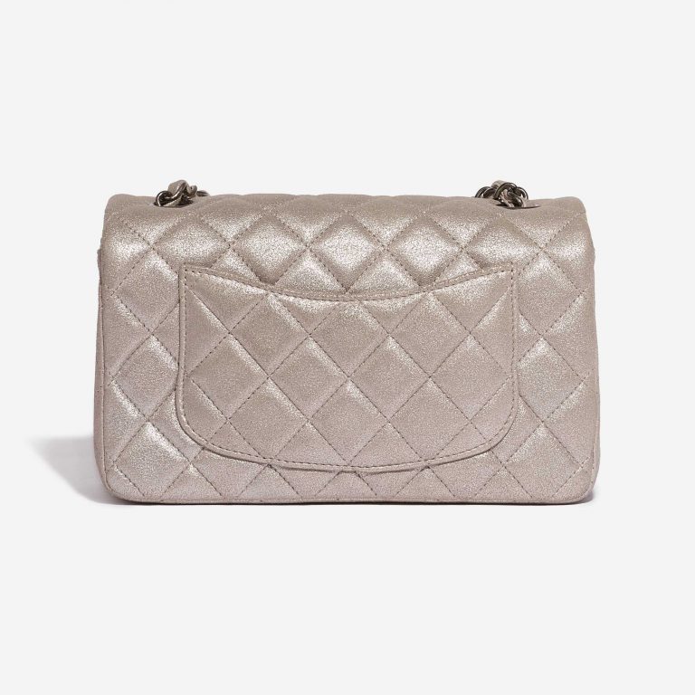 Chanel Timeless Mini Rectangular Goat Metallic Champagne