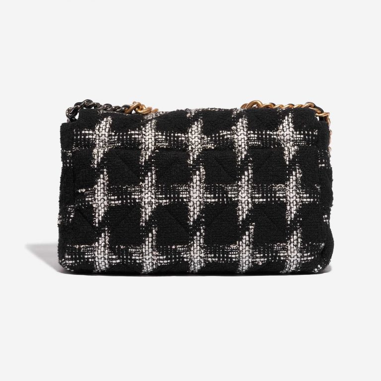 Chanel 19 Large Tweed Black / White