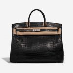 Hermès Birkin 40 Matte Porosus Crocodile Black