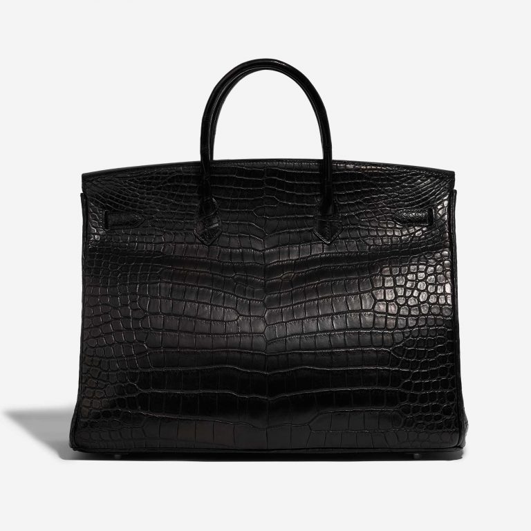 Hermès Birkin 40 Matte Porosus Crocodile Black