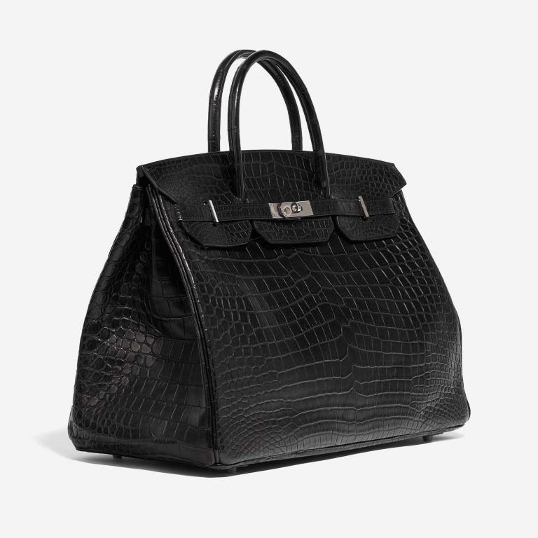 Hermès Birkin 40 Matte Porosus Crocodile Black