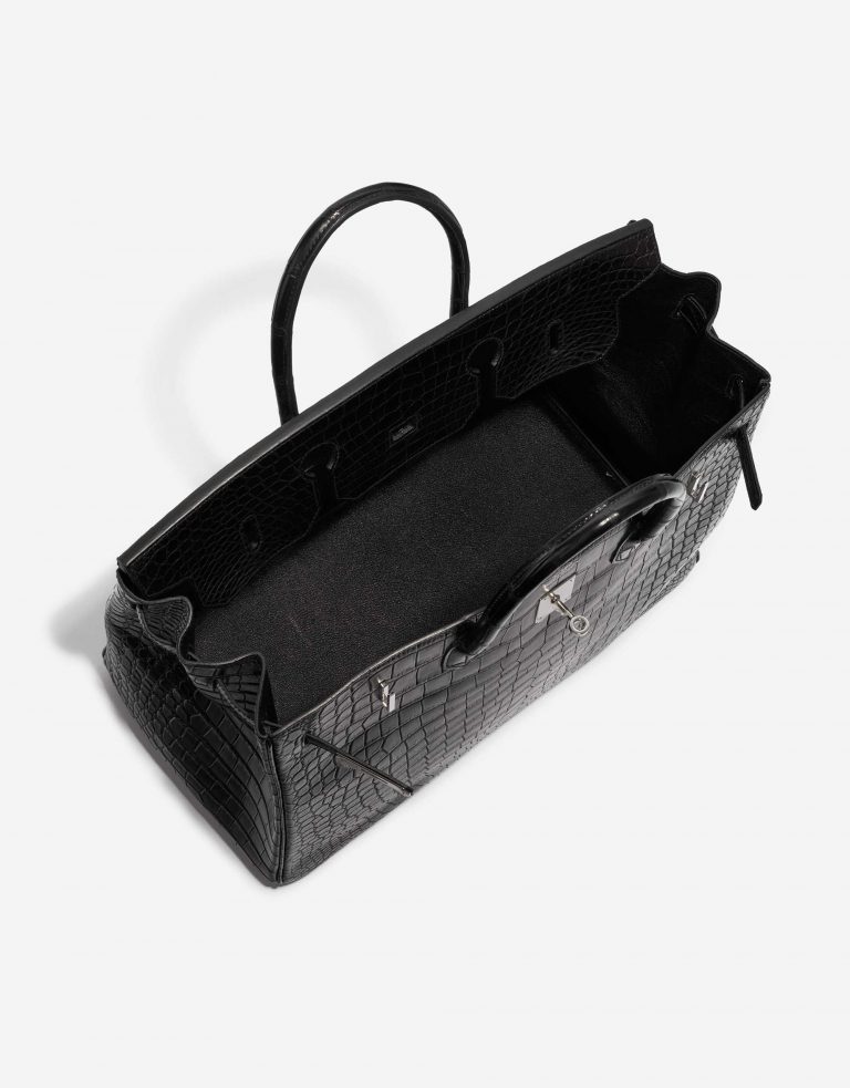 Hermès Birkin 40 Matte Porosus Crocodile Black