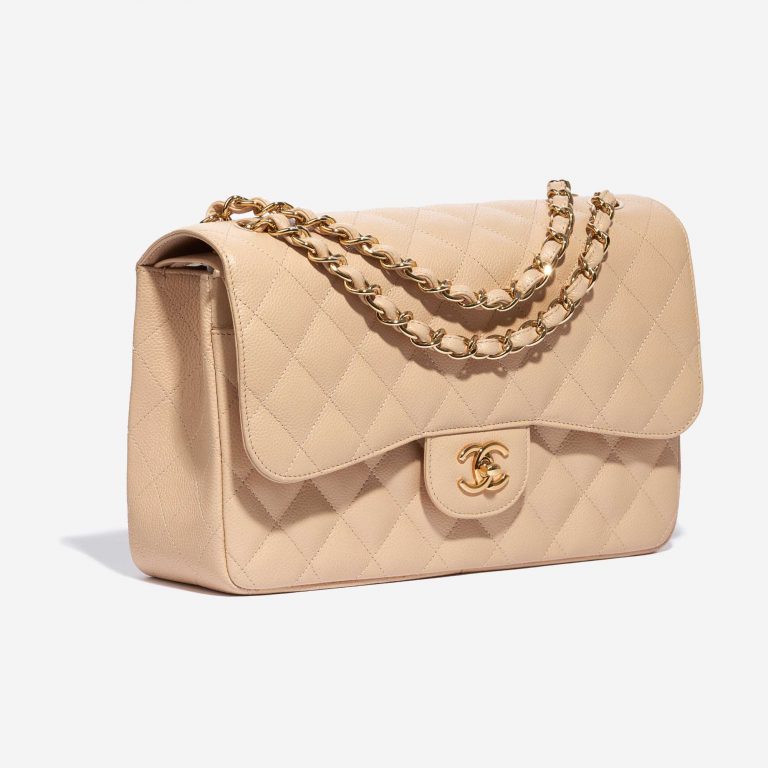 Chanel Timeless Jumbo Caviar Beige