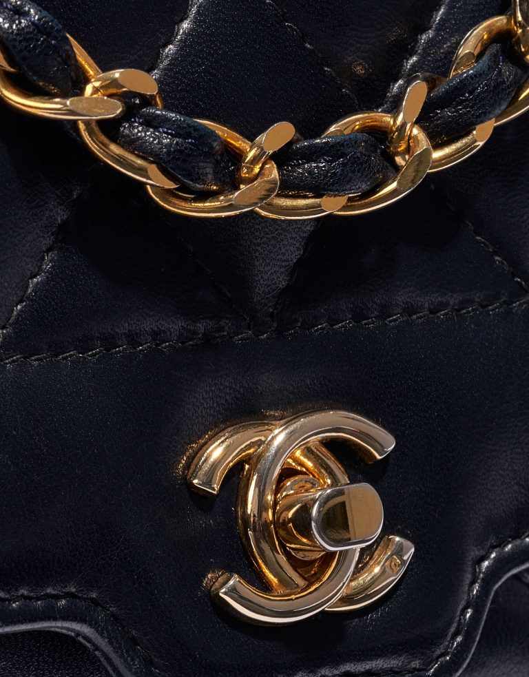 Chanel Diana Small Lamb Dark Blue