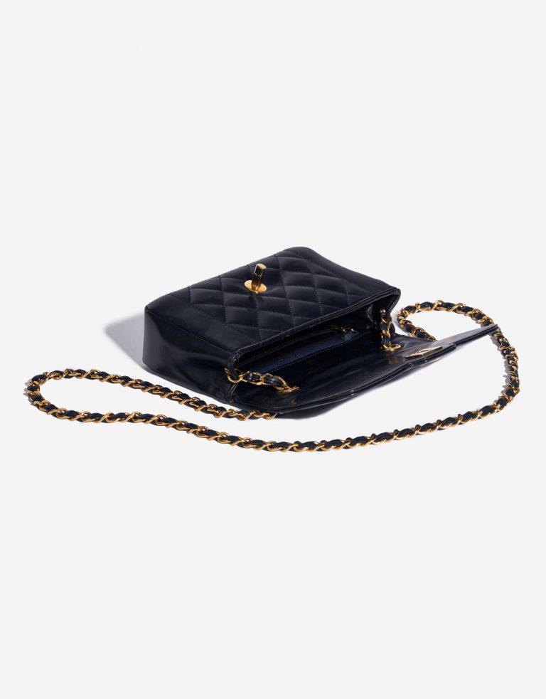 Chanel Diana Small Lamb Dark Blue