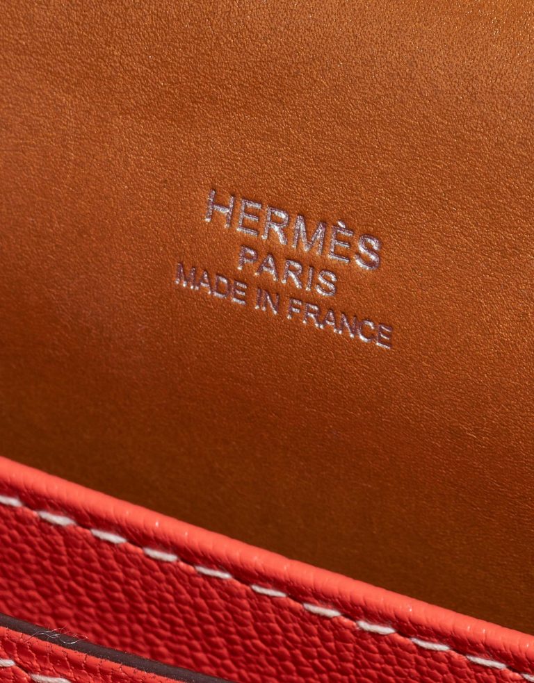 Hermès Roulis 23 Tadelakt / Chevre Gold / Rouge Pivoine