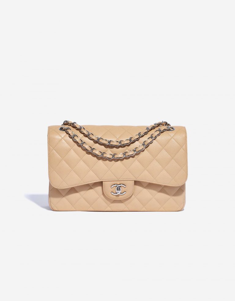 Chanel Timeless Jumbo Caviar Beige