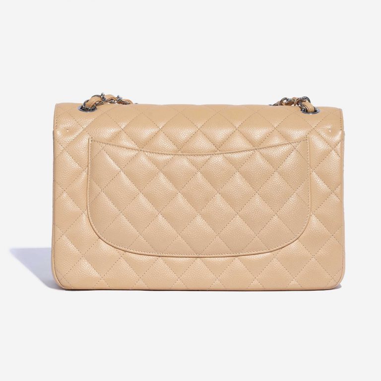 Chanel Timeless Jumbo-Tasche Caviar-Leder Beige