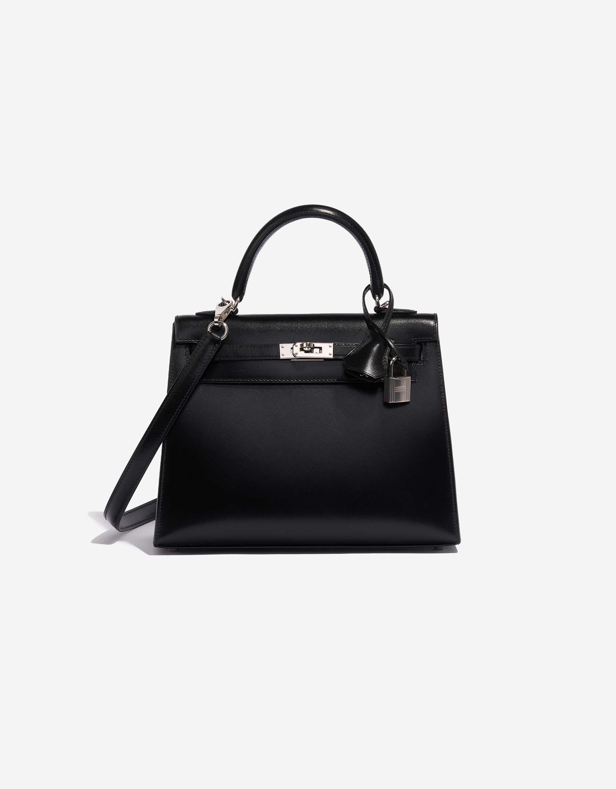 Hermès Kelly 25 Box Black | SACLÀB