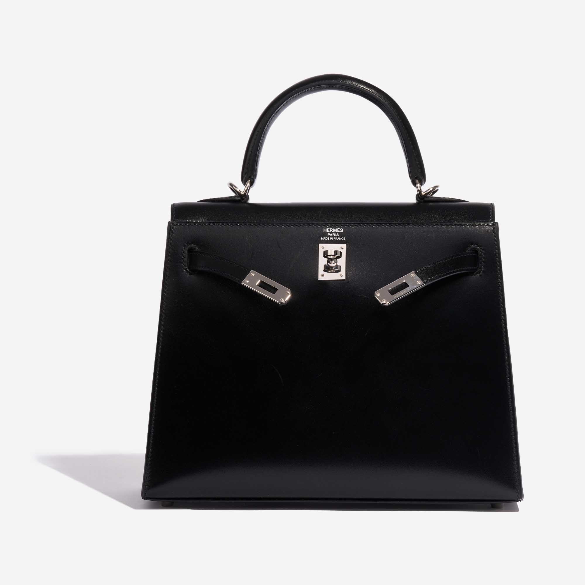 Hermès Kelly 25 Box Black | SACLÀB