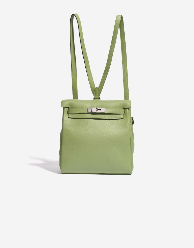 Hermès Kelly Ado PM Evercolor Vert Criquet / Bleu Brume