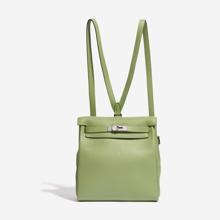 Hermès Kelly Ado PM Evercolor Vert Criquet / Bleu Brume