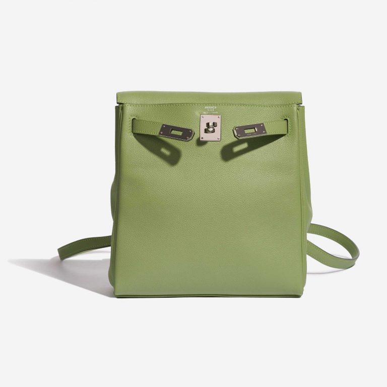 Hermès Kelly Ado PM Evercolor Vert Criquet / Bleu Brume