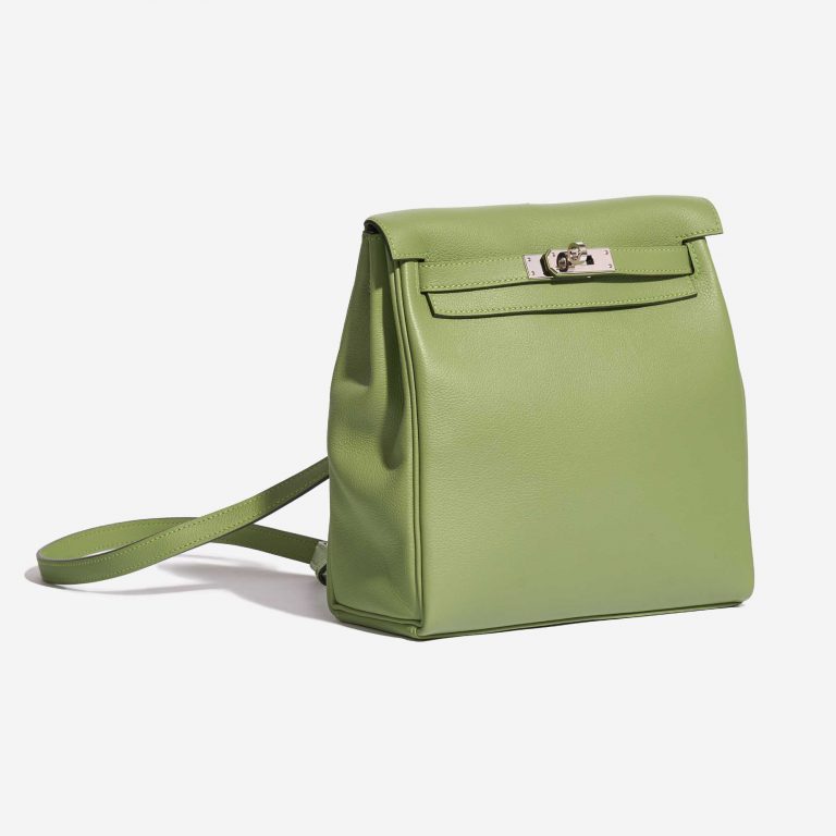 Hermès Kelly Ado PM Evercolor Vert Criquet / Bleu Brume