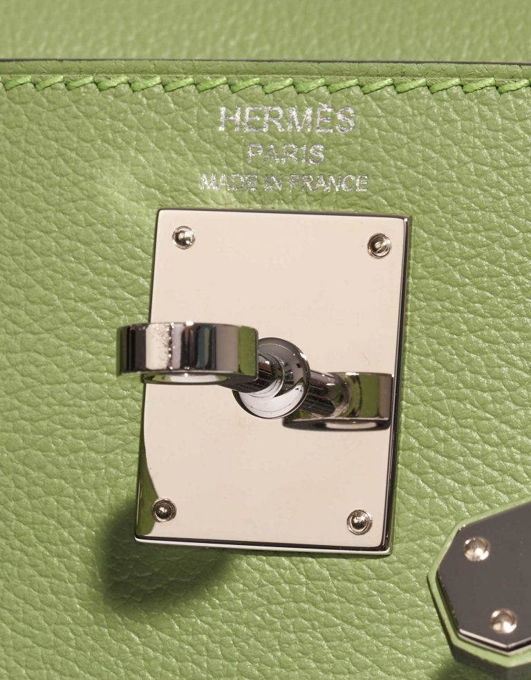 Hermès Kelly Ado PM Evercolor Vert Criquet / Bleu Brume