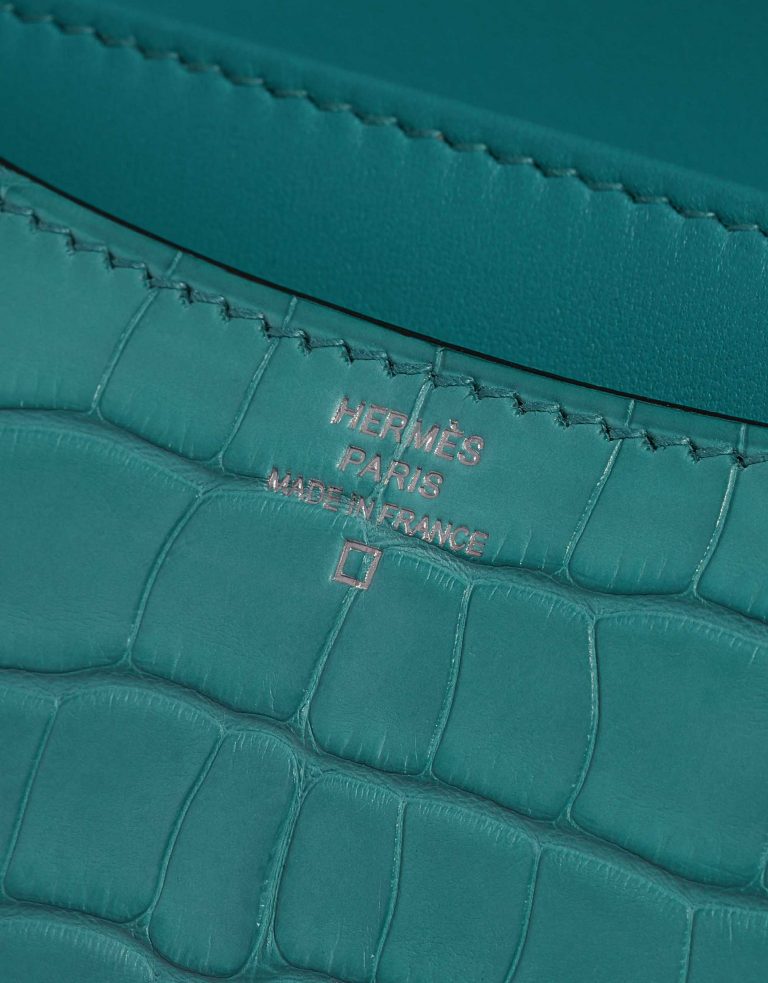 Hermès Constance 18 Matte Alligator Blue Paon