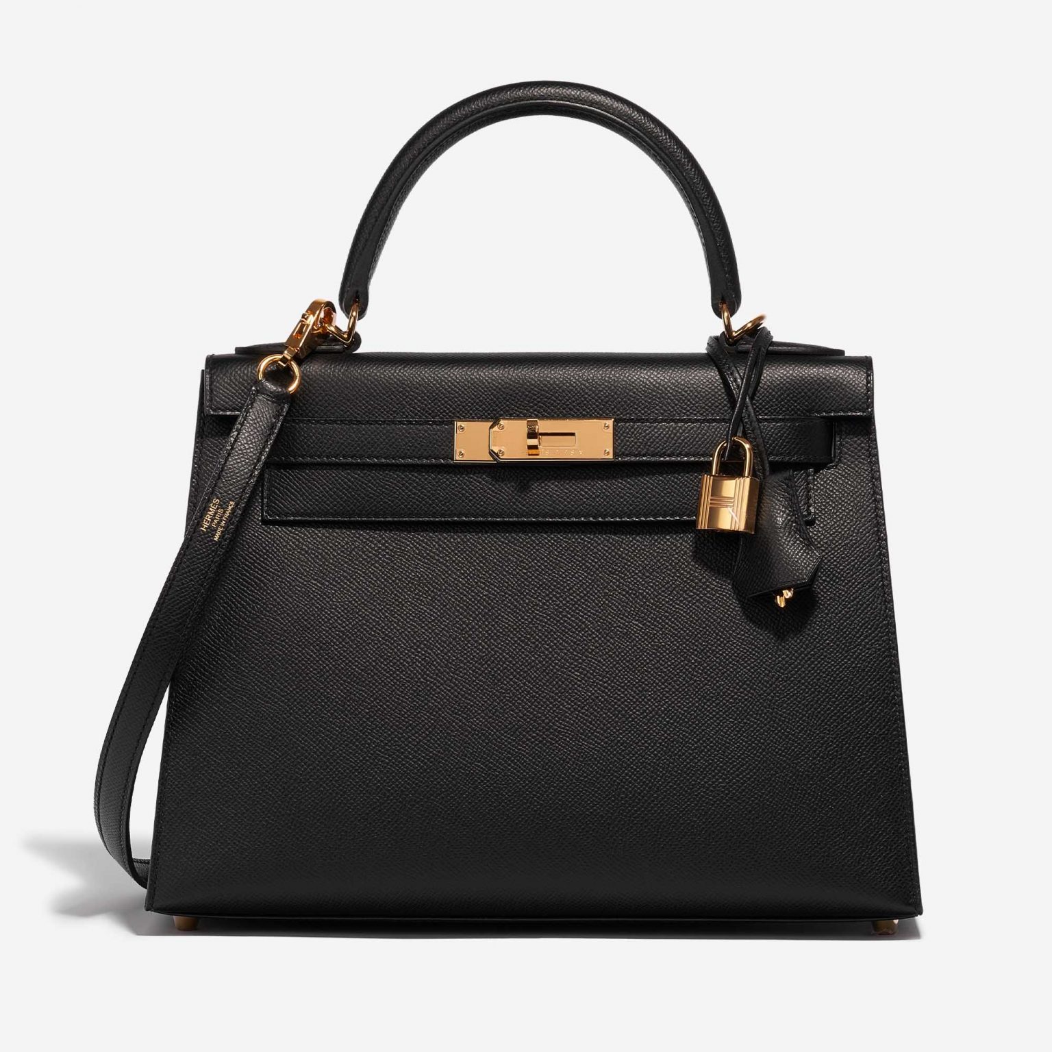 Hermès Kelly 28 Epsom Black | SACLÀB