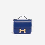 Hermès Constance 18 Tadelakt Blue Electrique