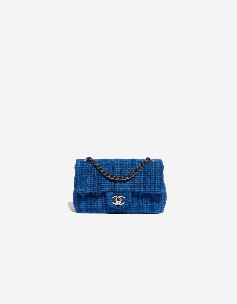 Chanel Timeless Mini Rectangular Wool Blue