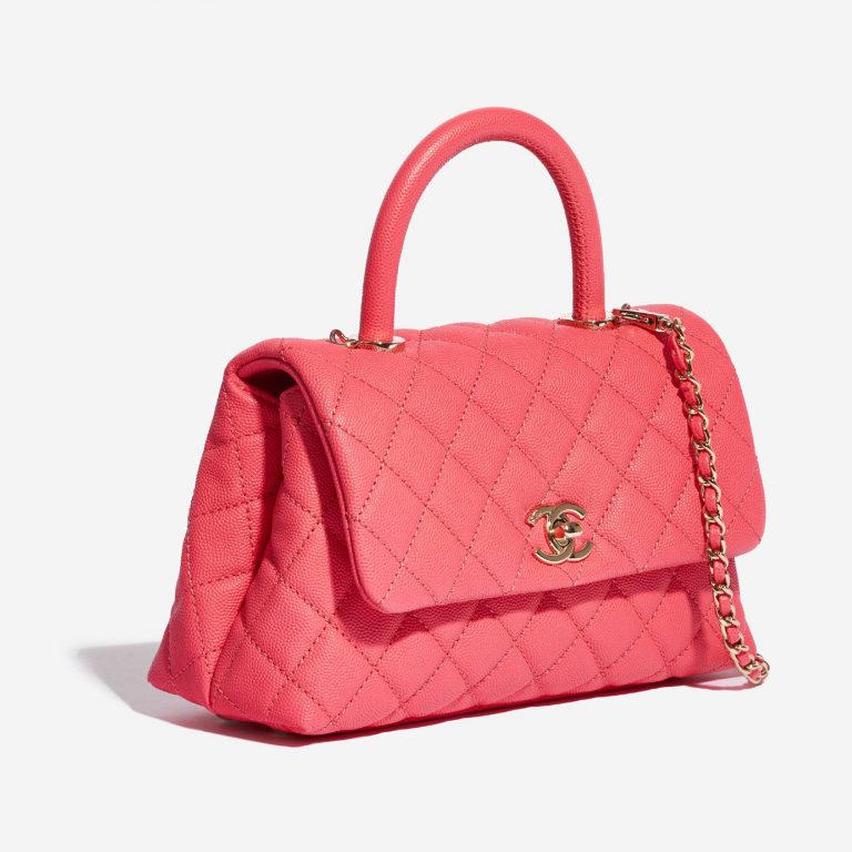 Chanel Handle Small Caviar Pink