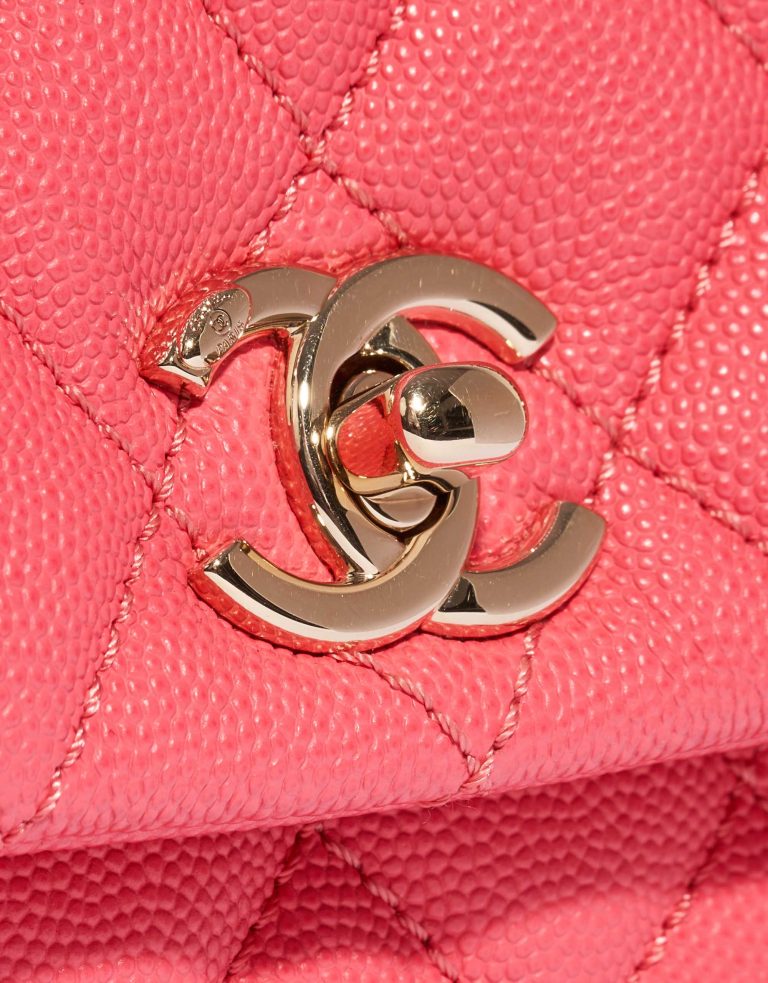 Chanel Handle Small Caviar Pink