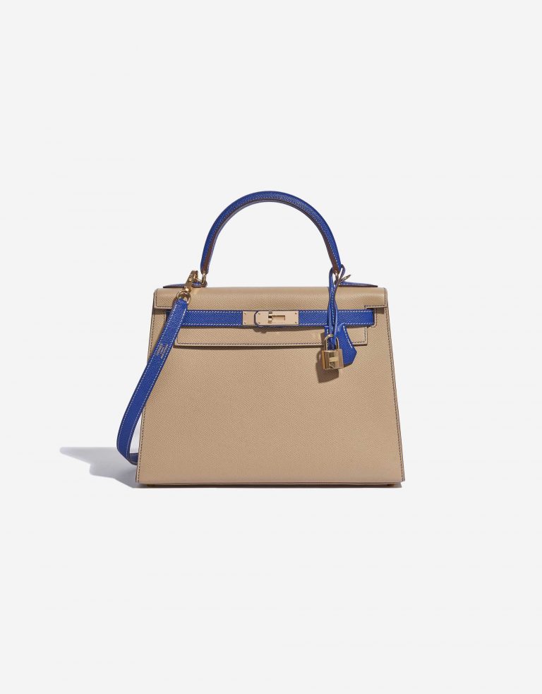 Hermès Kelly 28 HSS Epsom Trench / Blue Electrique