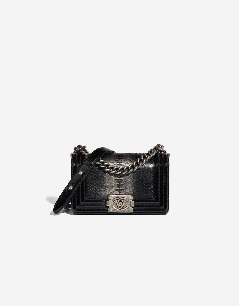 Chanel Boy Petit Python Noir