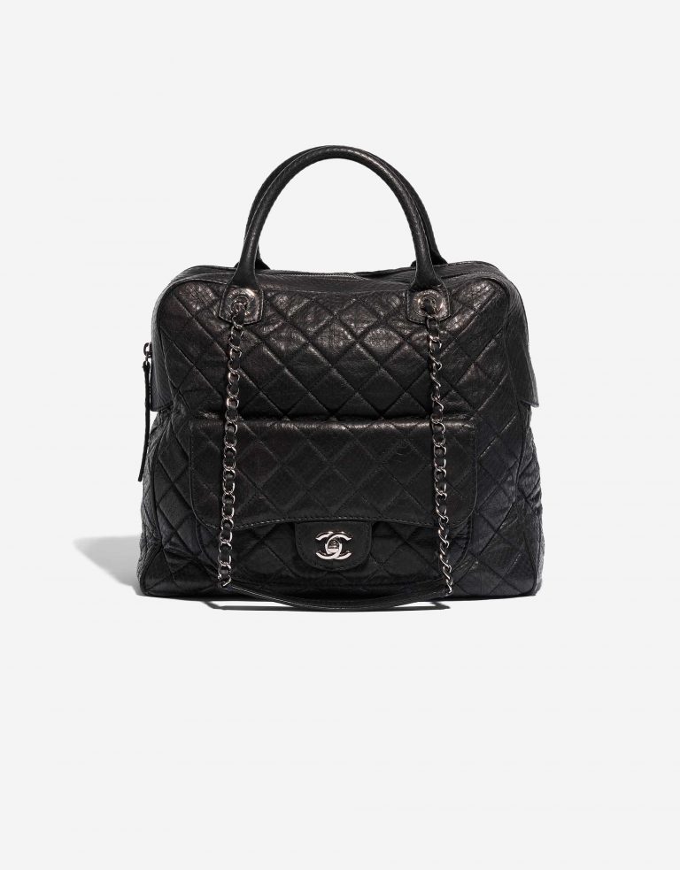 Chanel Travelbag Large Python Black