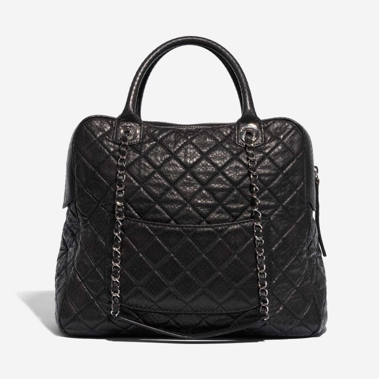 Chanel Travelbag Large Python Black