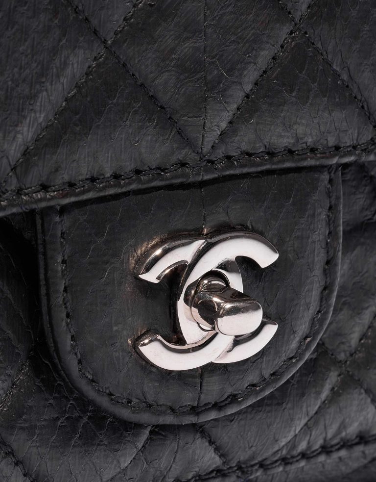 Chanel Travelbag Large Python Black