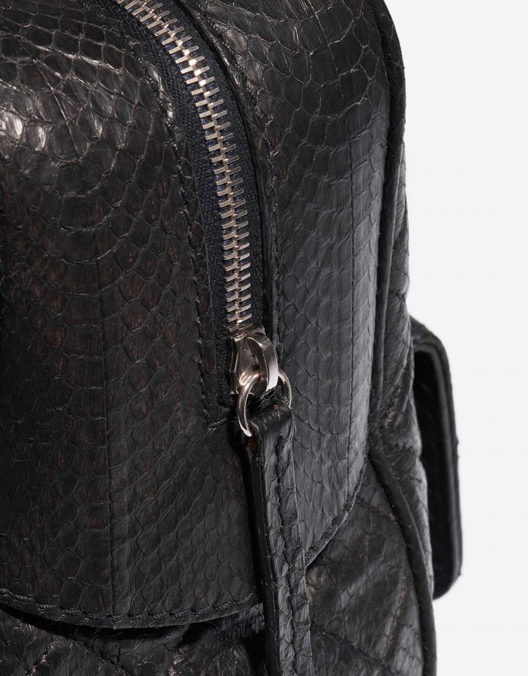 Chanel Travelbag Large Python Black