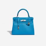 Hermès Kelly 28 Evercolor Blue Frida