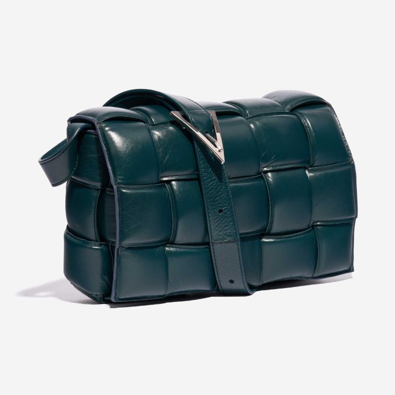 Bottega Veneta Cassette Taille Moyenne Veau Vert 