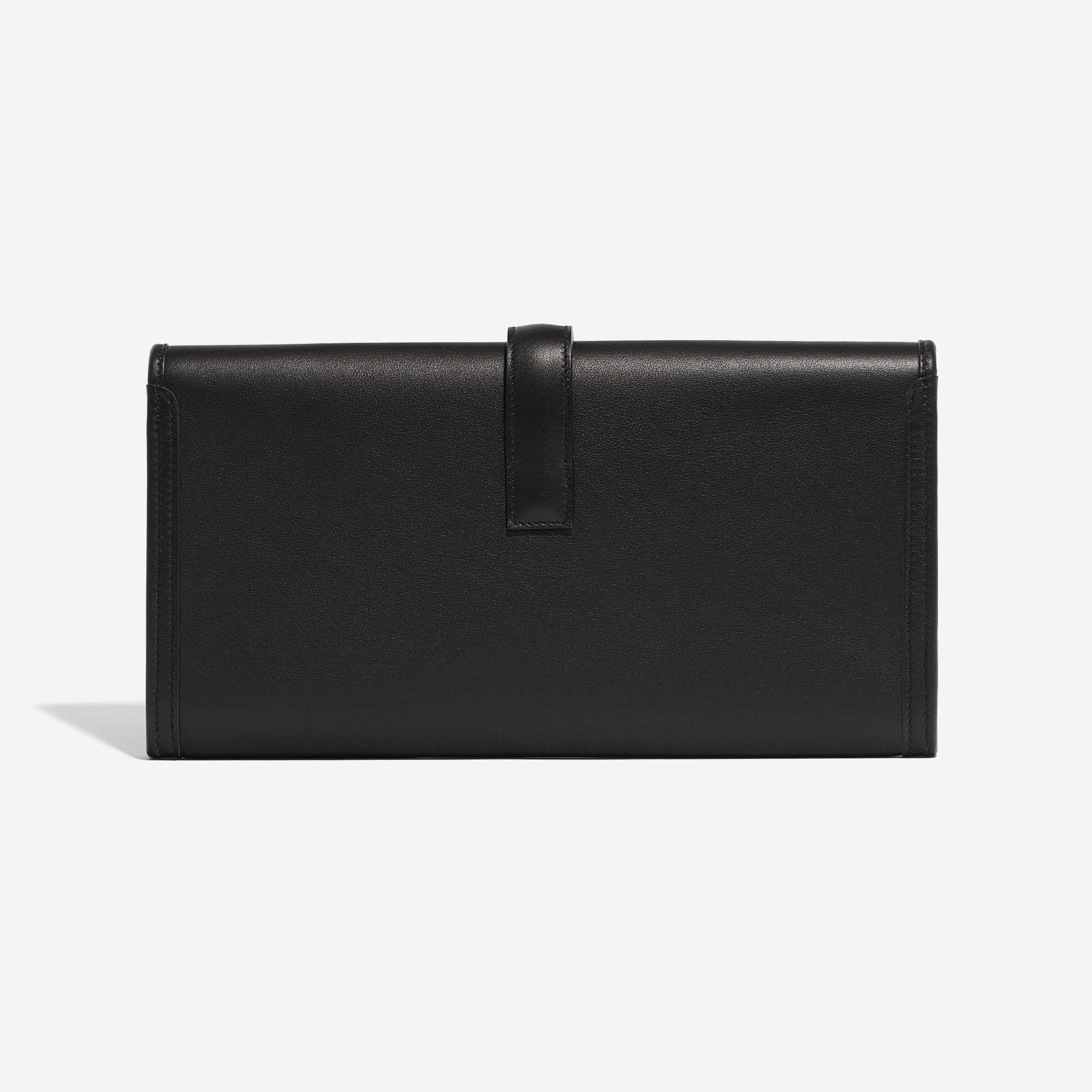 Jige leather clutch bag Hermès Burgundy in Leather - 34095629