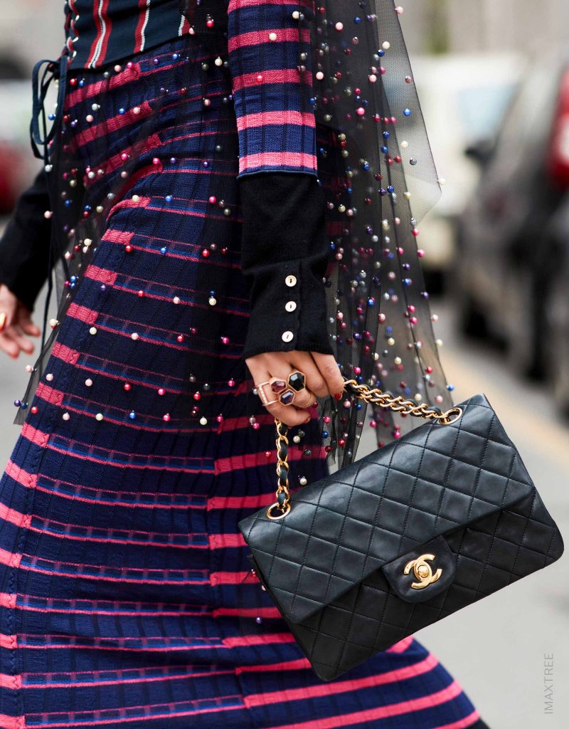 Streetstyle Chanel Timeless Klassische Klappentasche