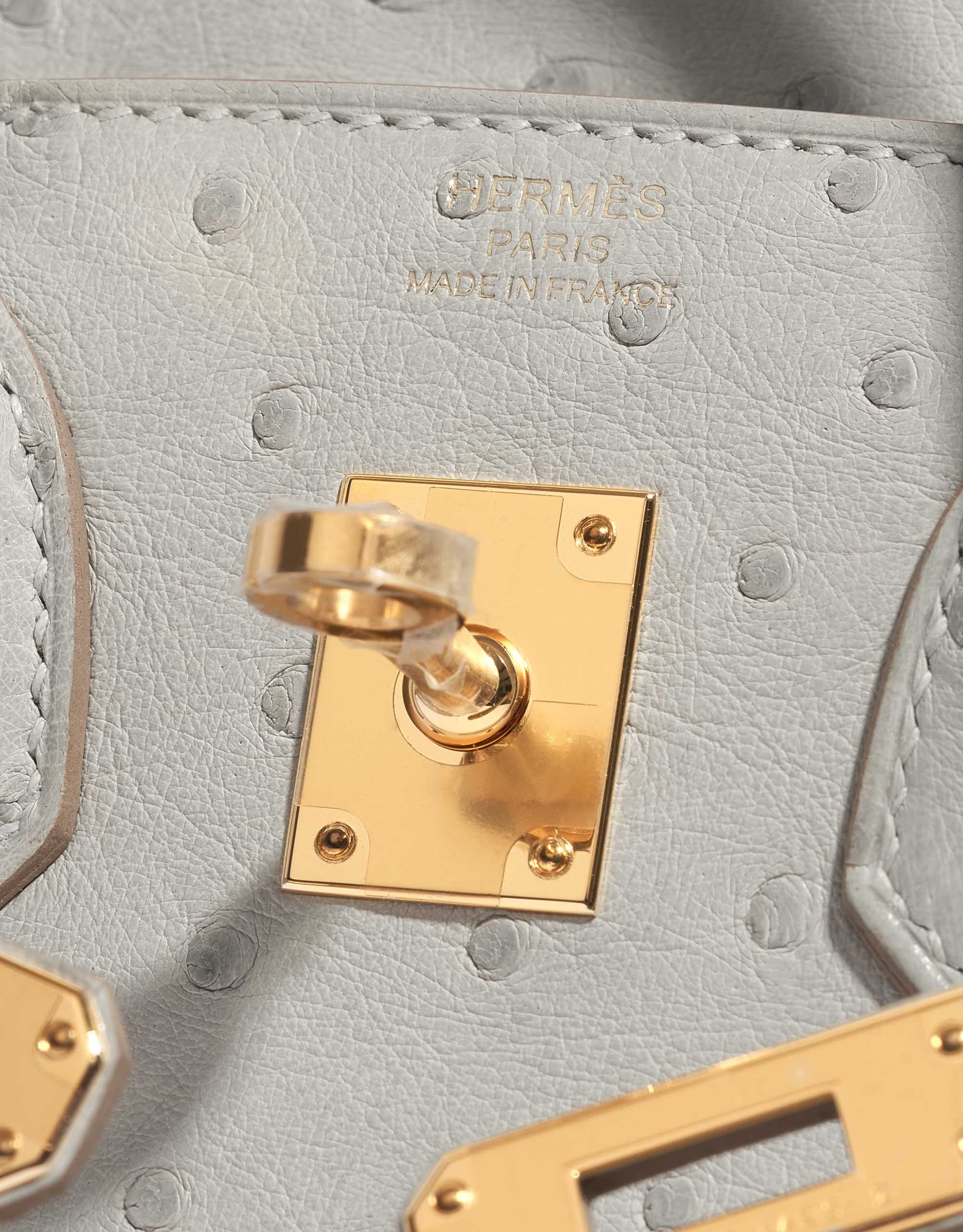 Hermès Birkin 25 Ostrich Gris Perle