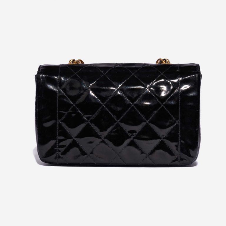 Chanel Diana Small Patent Leather Black