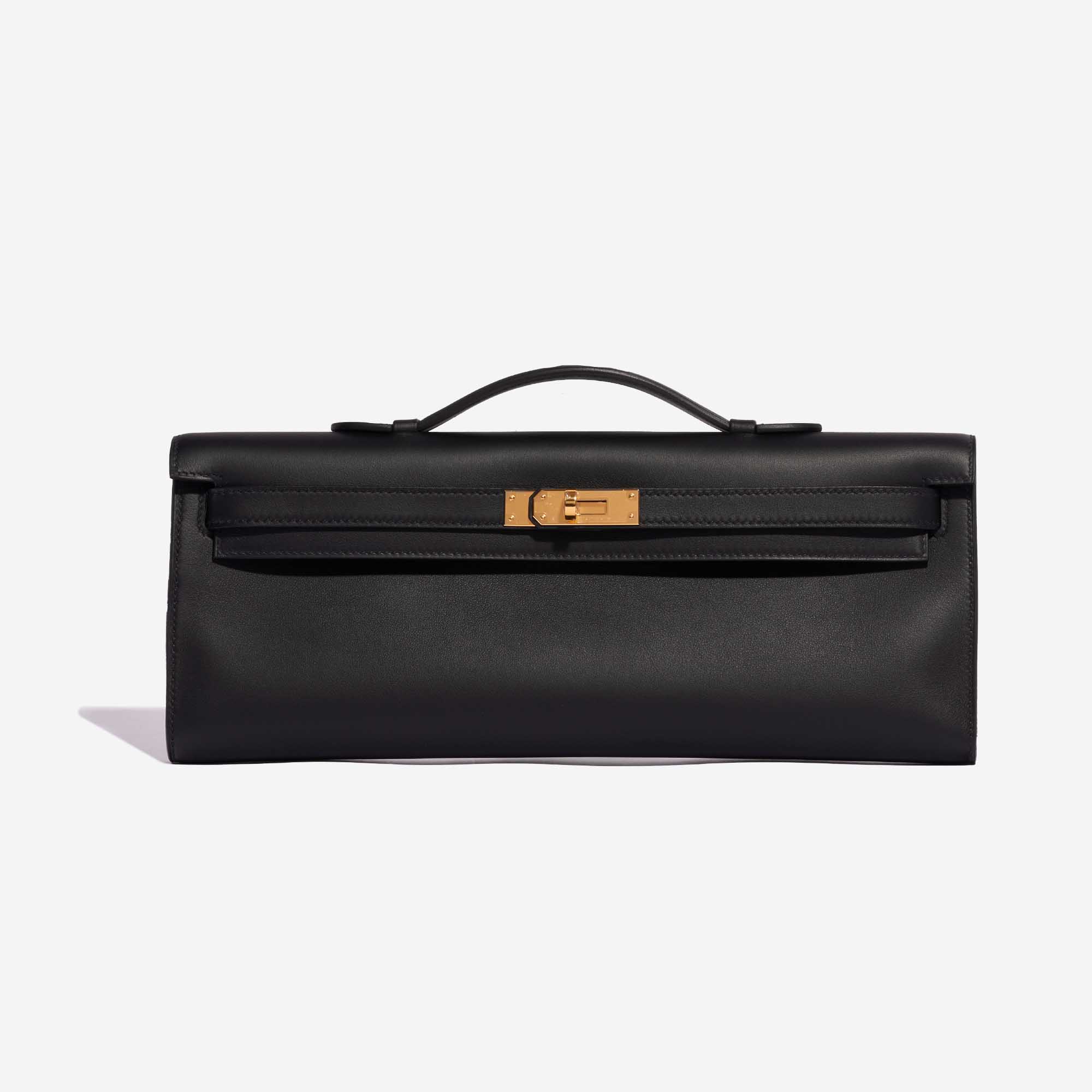 Hermès Kelly Cut Clutch Swift Black