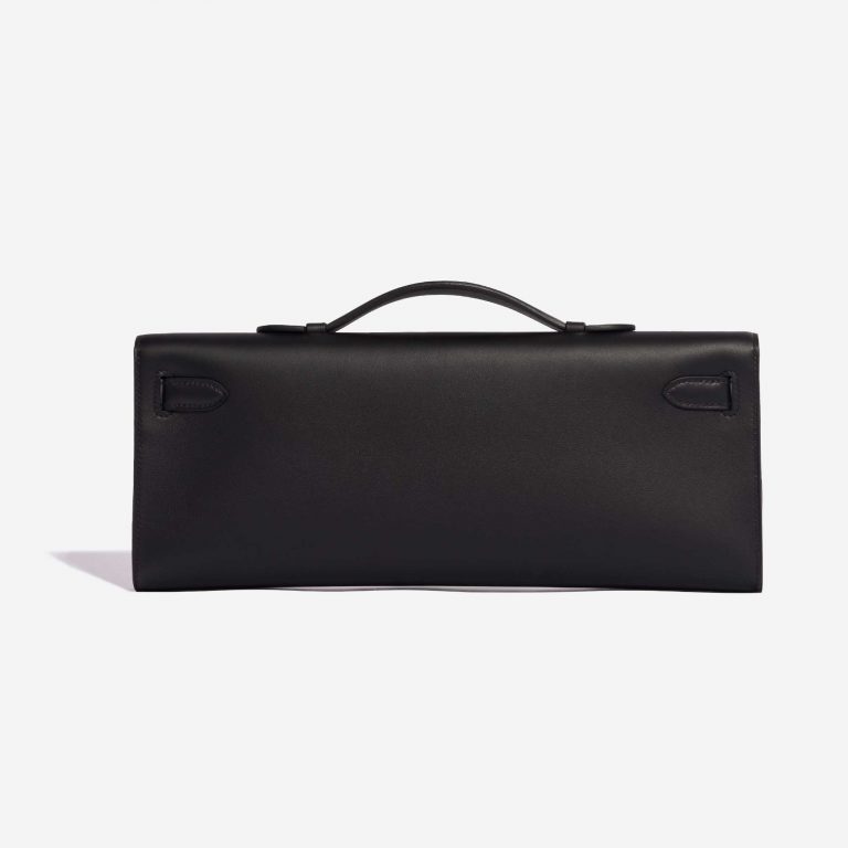 Pre-owned Hermès bag Kelly Cut Clutch Swift Black Black Back | Sell your designer bag on Saclab.com