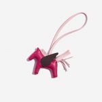 Hermès Rodeo Pegasus Swift Rose Sakura / Framboise / Chocolate