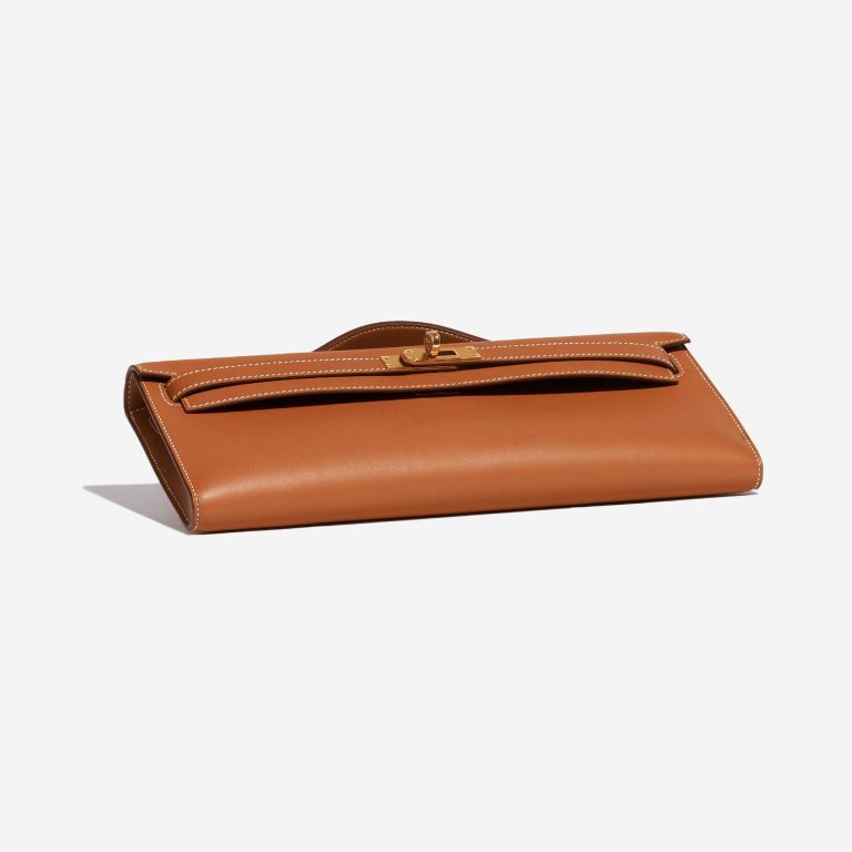 Sac d'occasion Hermès Kelly Cut Clutch Swift Gold Beige, Brown Bottom | Vendez votre sac de créateur sur Saclab.com