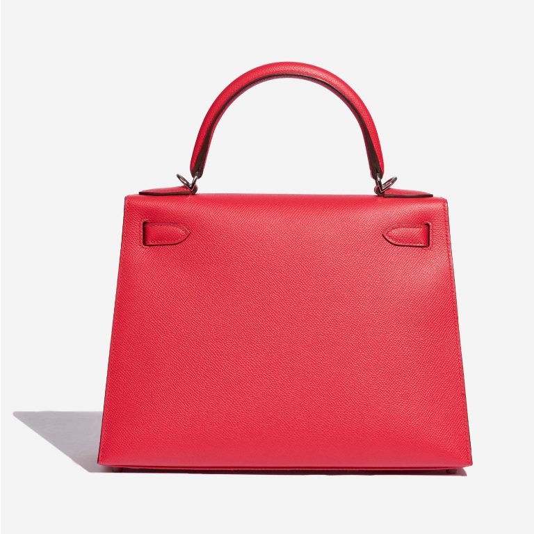 Sac Hermès Kelly 28 Epsom Rose Extreme Pink, Rose Back | Vendez votre sac de créateur sur Saclab.com