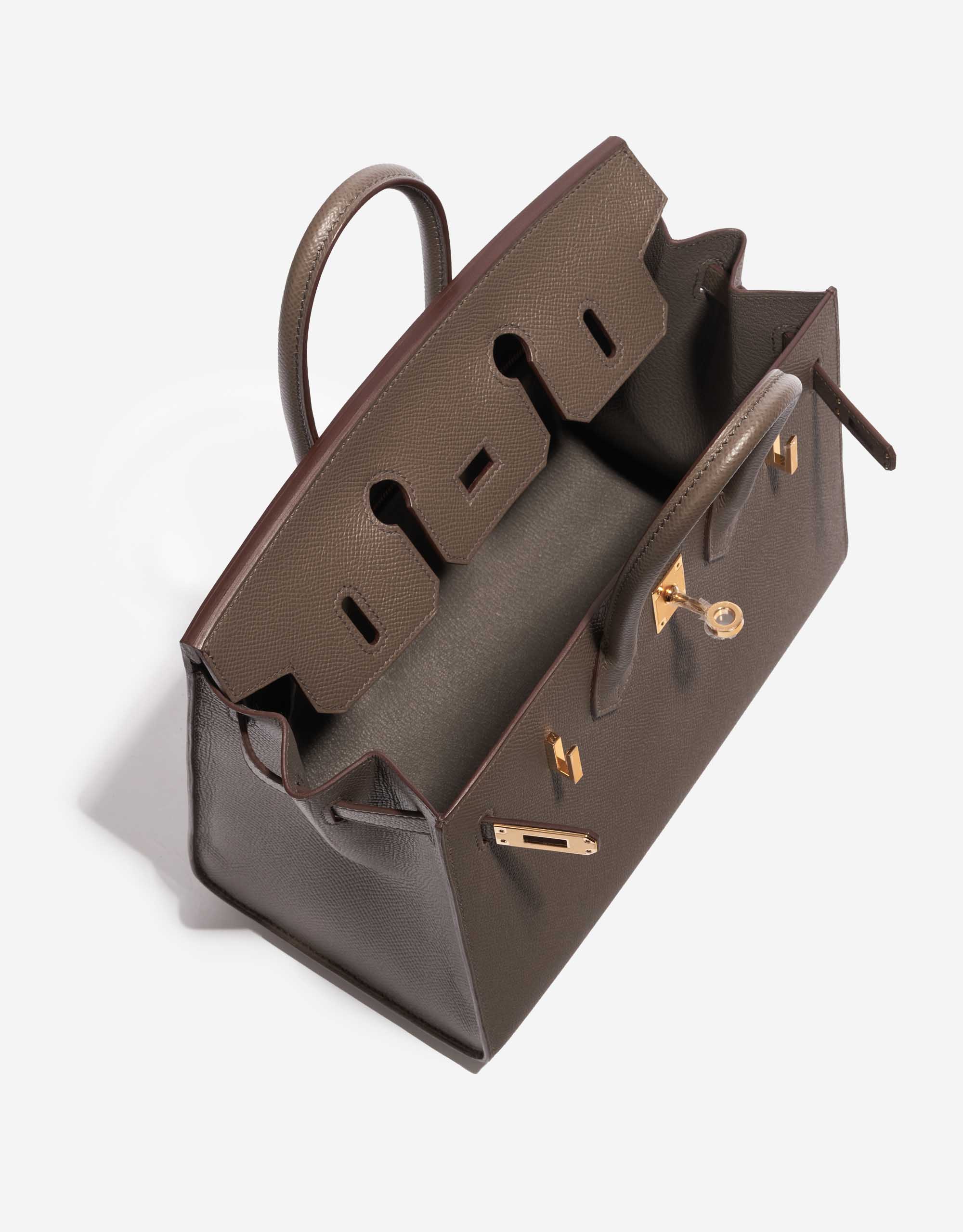 Hermes Gris Etain Birkin 25 Bag – The Closet