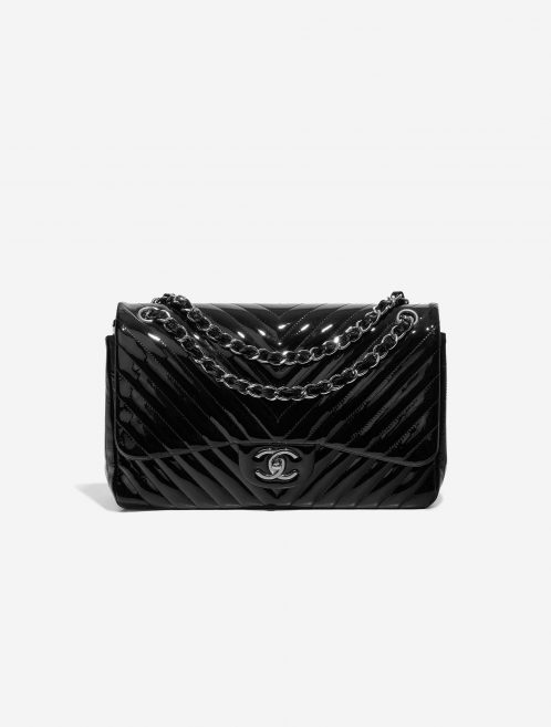 Pre-owned Chanel bag Timeless Jumbo Patent Leather Black | Sell your designer bag on Saclab.com