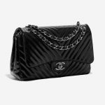Chanel Timeless Jumbo Patent Leather Black