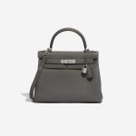 Hermes Kelly 28 Togo Gris Étain